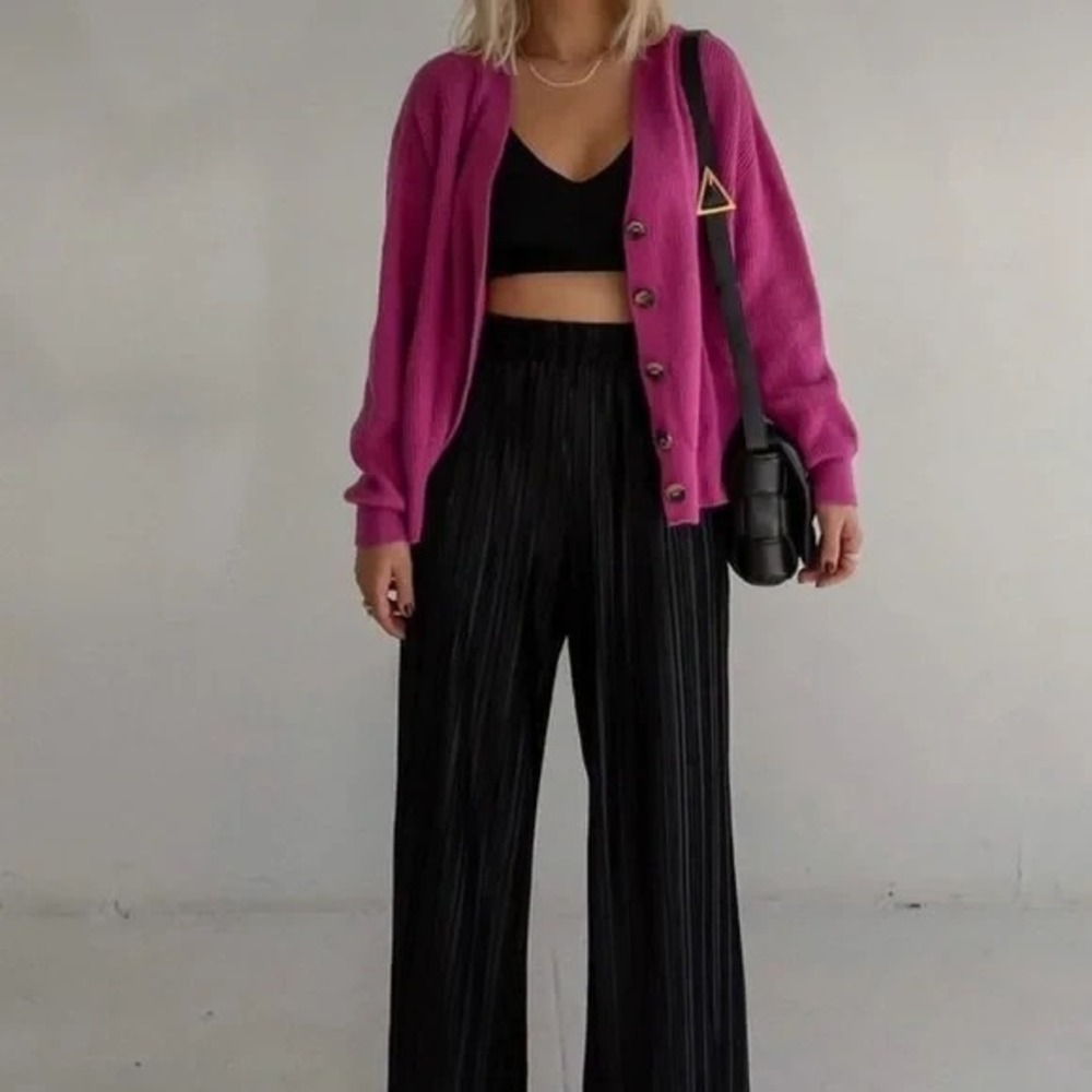Apparis Andi Sugar‎ Pink Cardigan Sweater OSFM